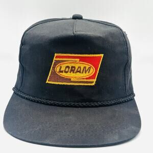 Loram Embroidered Snap Back Hat Cap Marketing Railroad
